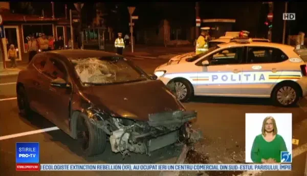 Un bărbat a murit în Timișoara după ce a traversat pe roșu și a fost lovit de o mașină