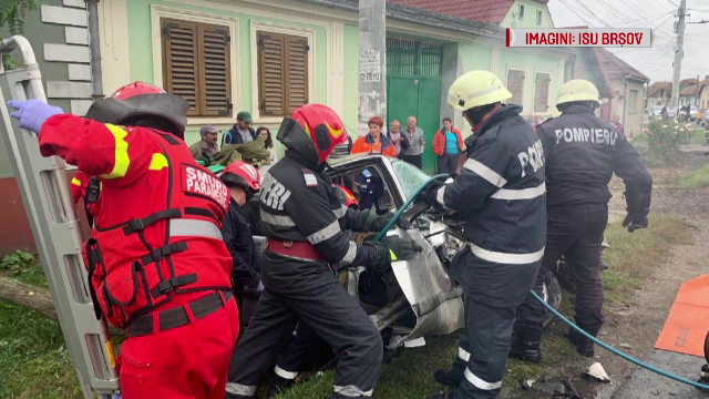 Patru răniți, într-un accident grav din Brașov. Ce au scos la iveală primele cercetări