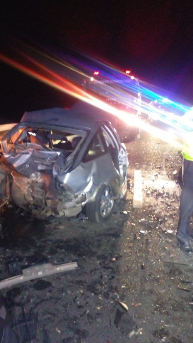 Accident în lanț pe A1, cu 14 persoane implicate. Care a fost cauza dezastrului