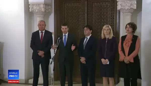 Delegația PRO Europa, după consultările de la Cotroceni cu președintele Klaus Iohannis