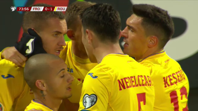 Feroe - România 0-3, în preliminariile Euro 2020. Victorie pe final de meci. VIDEO