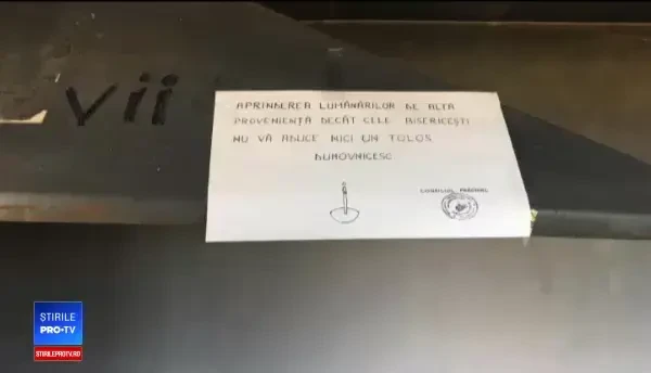 Lumânările care ”ajută” doar dacă sunt de la preoți: ”Iei din magazin, aprinzi în magazin”