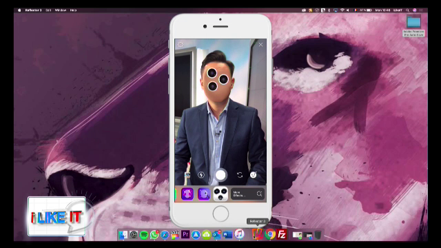Demonstrație de filtre de realitate augmentată la iLikeIT, special pentru Instagram