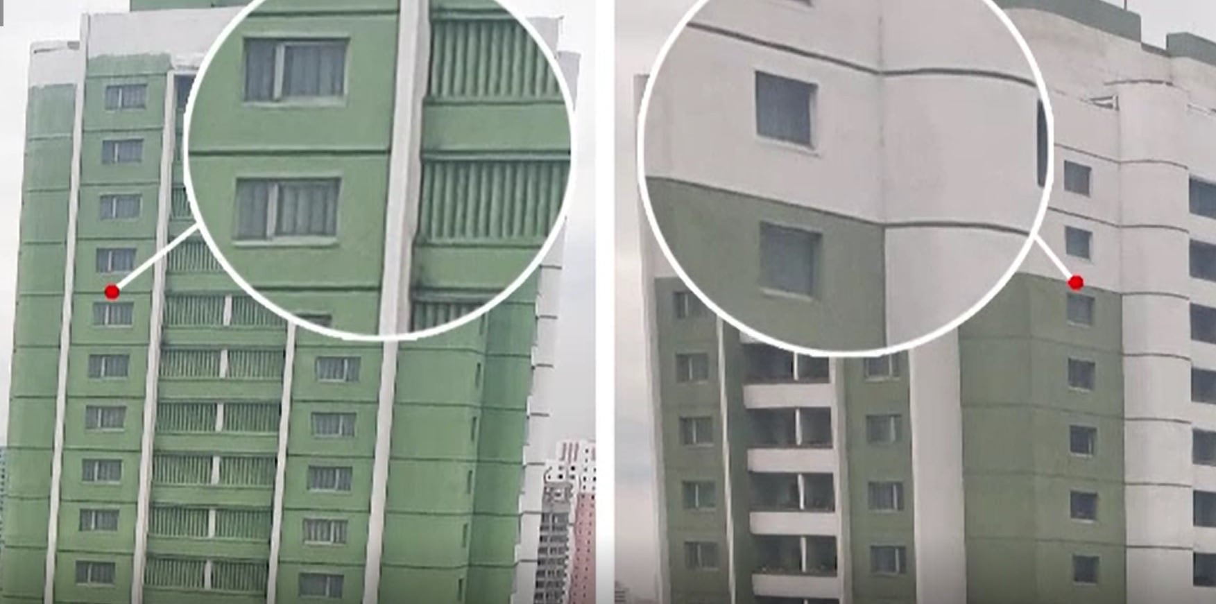 ”Orasul interzis” din Coreea de Nord. Secretul apartamentelor fara geamuri sau balcoane