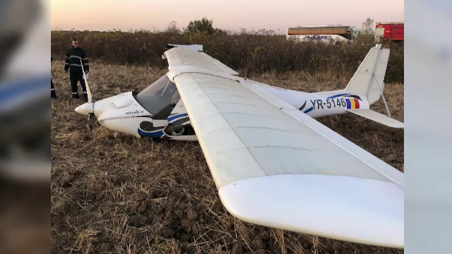 Filmul incidentului în care un avion a aterizat forțat lângă autostrada A1