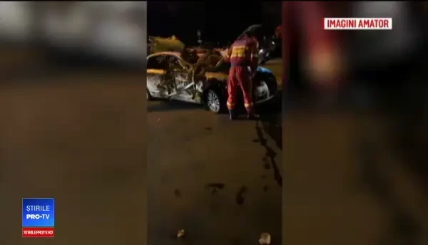 Cursă de taxi cu final tragic, după o depășire periculoasă: "Mamă, dar a avut 150 la oră!"