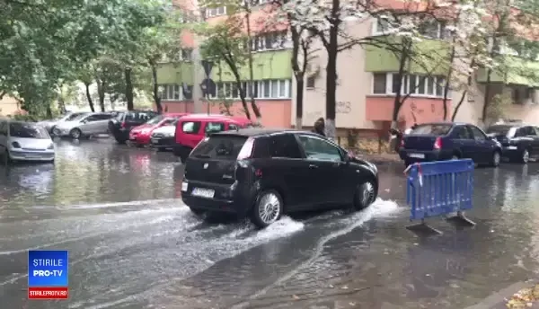 Șoseaua Iancului inundată