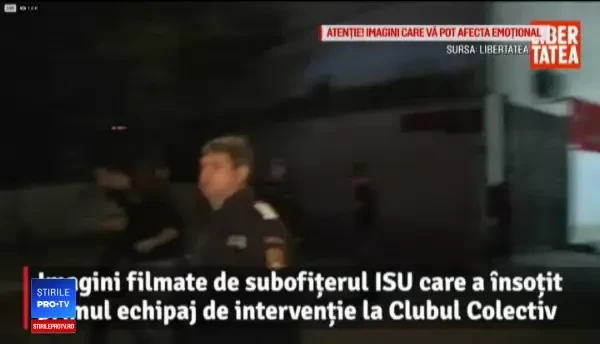 Noi imagini de la intervenția din Colectiv. Haos general în timp ce victimele zăceau pe asfalt