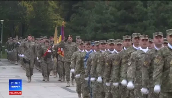 Manifestări de ziua Armatei Române. Reacția copiilor care s-au antrenat alături de militari