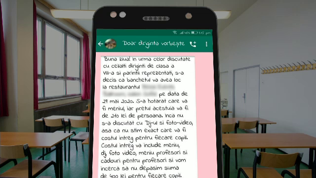 Dezvăluirile unui părinte despre sumele cerute în şcoală. Ce se întâmplă pe grupul "Doar diriginta vorbeşte"
