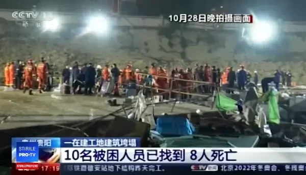 Tavanul unei parcări subterane s-a prăbușit. Opt persoane au murit. VIDEO