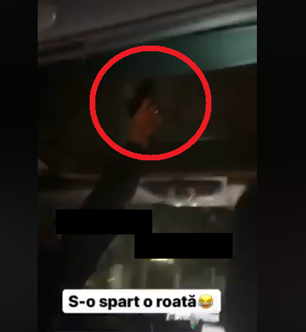 Câțiva tineri s-au filmat conducând în viteză și trăgând mai multe focuri de armă