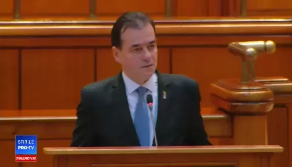Discursul premierului desemnat Ludovic Orban în Parlament. Promisiunile făcute
