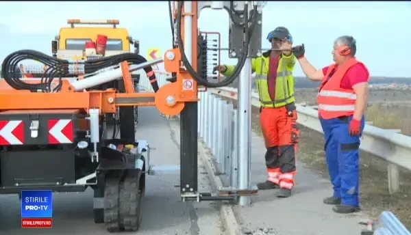 ANIMAȚIE GRAFICĂ. Cum funcționează gardurile cu role care vor fi montate pe şosele