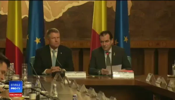 Iohannis, la prima ședință a Guvernului Orban: Situația în unele ministere este foarte proastă