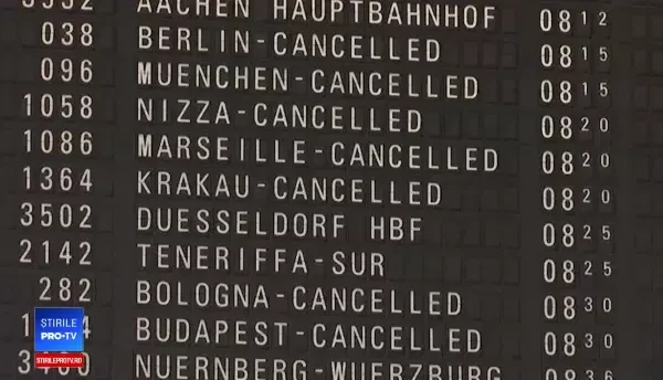 Compania aeriană care va anula peste 1.300 de zboruri, din cauza unei greve