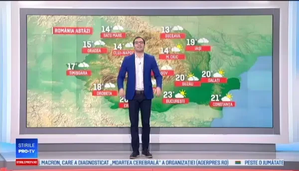Temperaturi de 24 de grade în sudul țării. Prognoza pentru finalul de săptămână