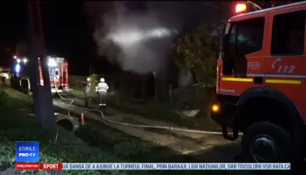 Un clujean a intrat în casa în flăcări ca să-și salveze mașina: "În 5 minute a ars tot"