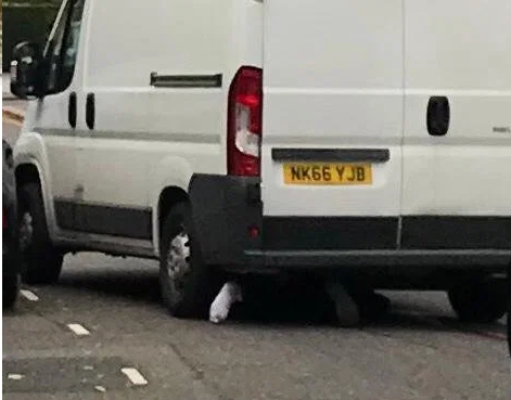 Un șofer a ajuns sub mașină și a fost târât aproape 200 de metri. A încercat să oprească un hoț