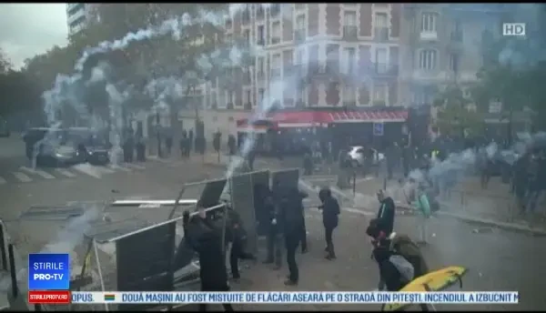 Violențe în Paris, la un an de la apariția mişcării "vestelor galbene". Mesaj pentru Macron