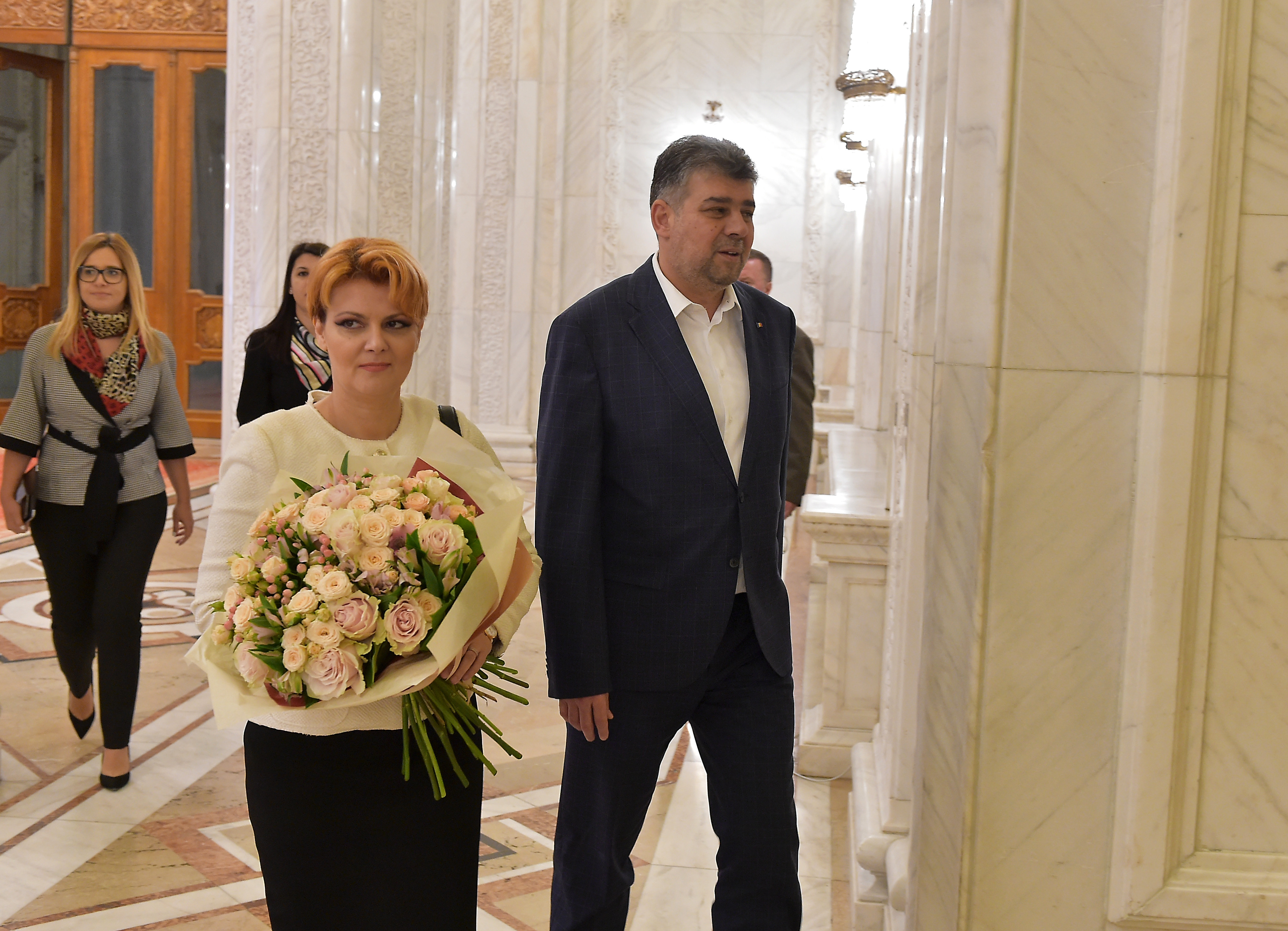 Marcel Ciolacu, primele declarații despre discuția cu Viorica Dăncilă privind demisia