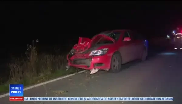 Accident grav în Dâmbovița. Căruță spulberată de mașină