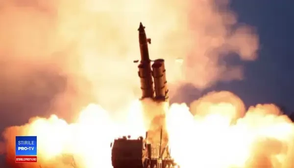Coreea de Nord a testat un lansator de rachete multiple. A fost supravegheat de Kim Jong-Un