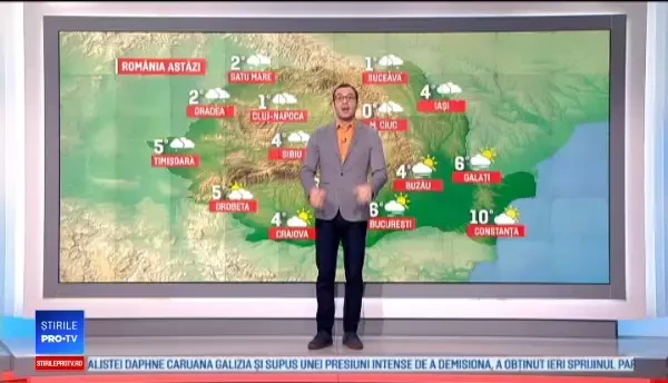 Ninsori în mai multe regiuni ale țării. Zonele unde temperaturile scad la 0 grade