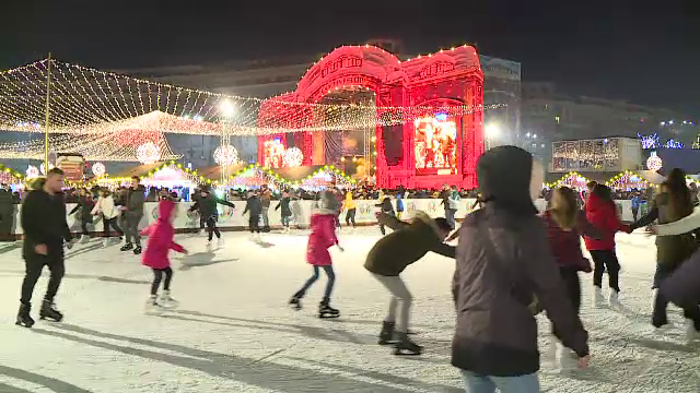Cum își petrec Bucureștenii weekendul. Târgul de Crăciun, principala atracție
