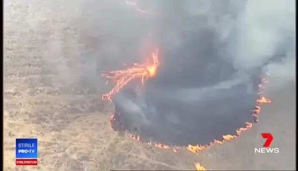 Tornadă de foc în Australia. Două MILIOANE de hectare, distruse de flăcări