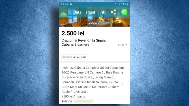 Zeci de oameni păcăliți de sărbători. Cum vă dați seama dacă ofertele de cazare sunt false