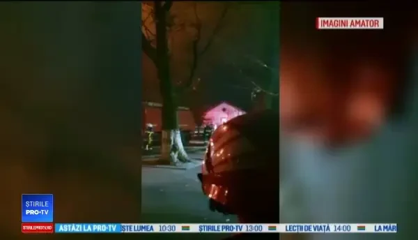 Incendiu puternic la Curtici. Activitatea polițiștilor de frontieră a fost îngreunată