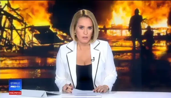 Incendiu puternic la Curtici. Activitatea polițiștilor de frontieră a fost îngreunată