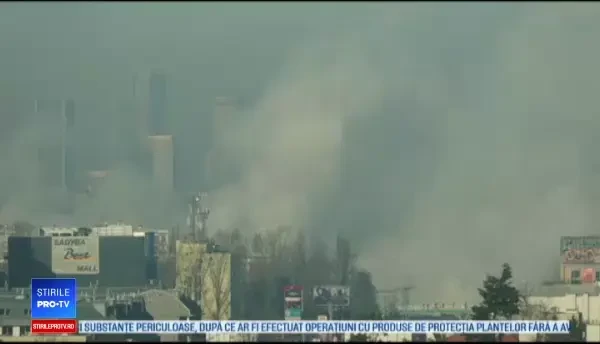 Fenomen inedit, surprins cu drona. Cu ce a fost acoperit un oraș european