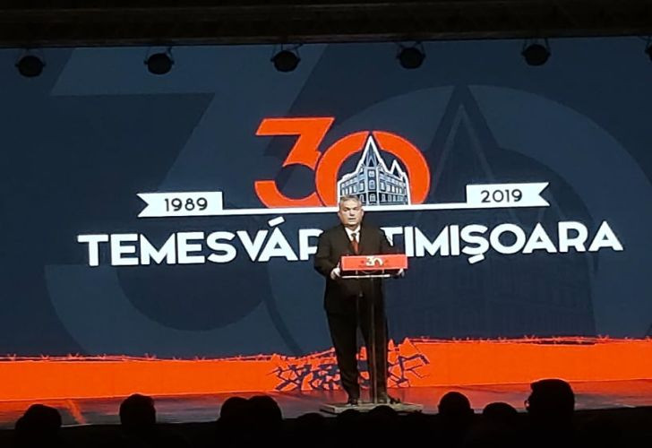 Premierul Ungariei, Viktor Orban, la Timișoara: Vrem să construim cu România o nouă Europă Centrală