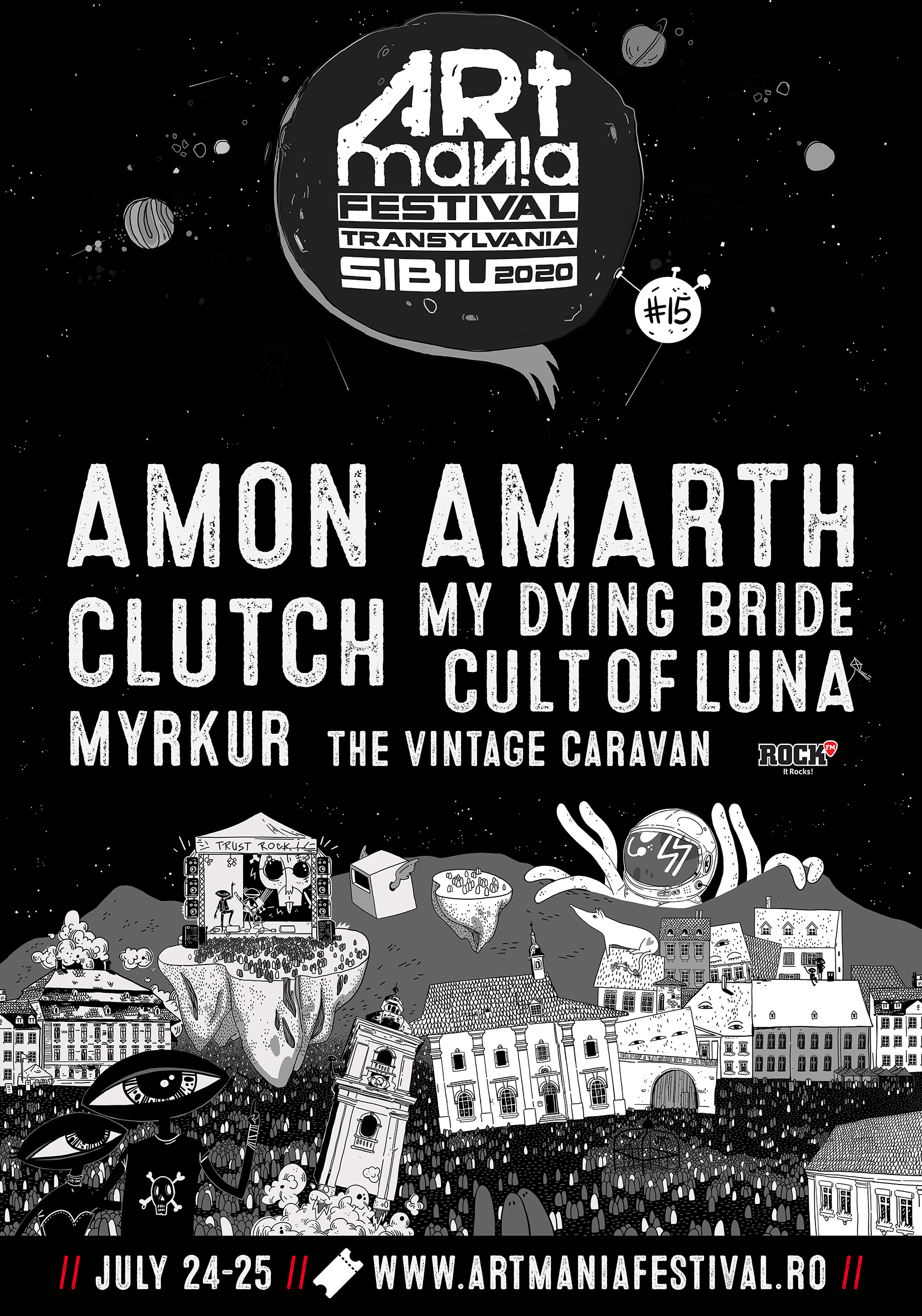 Amon Amarth, Clutch și Cult of Luna, printre primele confirmări la ARTmania Festival 2020