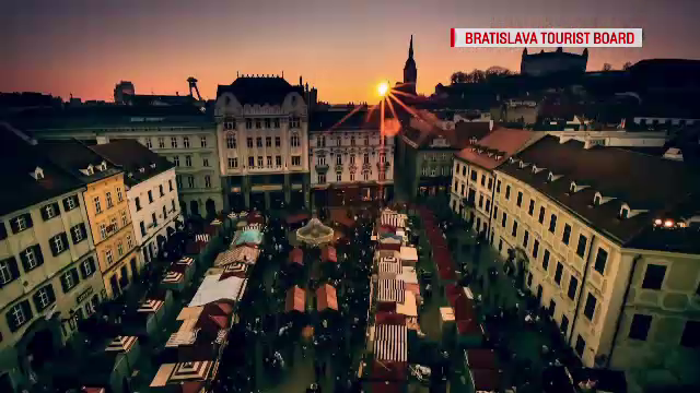 Târgul de Crăciun de la Bratislava. Mâncare locală, atmosferă de basm și o bijuterie arhitecturală