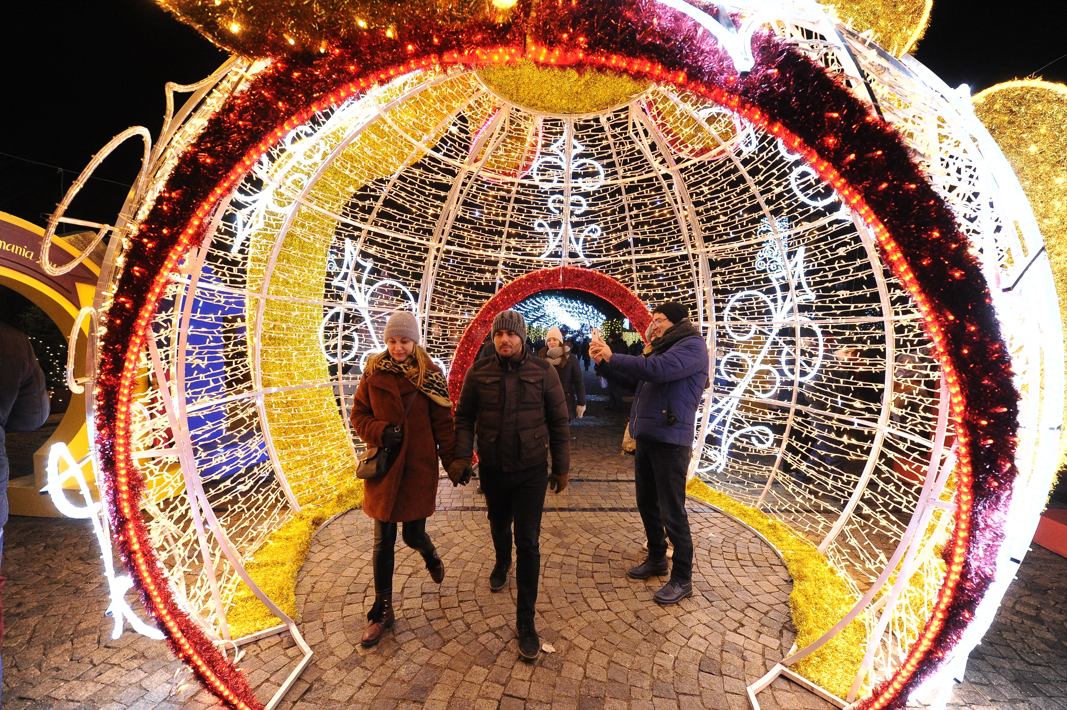 iluminat festiv in Iasi