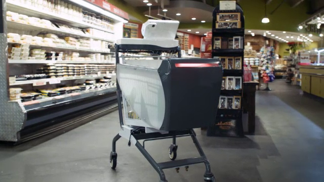 În SUA s-a lansat coșul de cumpărături inteligent, care elimină aglomerația din magazine