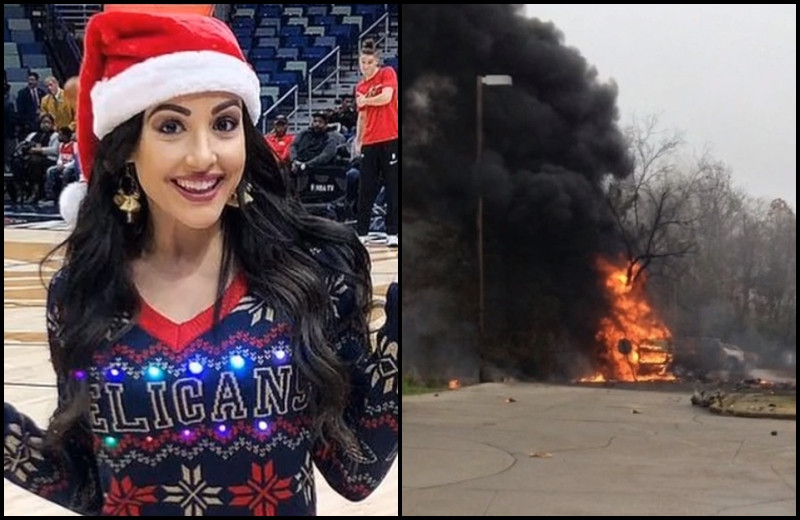 Prezentatoare TV moartă după ce un avion s-a prăbușit într-o parcare și a luat foc