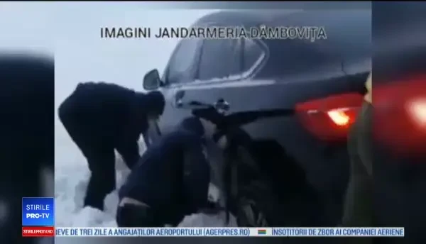 Greșeala unui șofer din București care a vrut să urce cu BMW-ul până la 1500 m altitudine