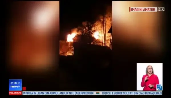 Bătrân rămas fără casă din cauza unui incendiu: "Totul a ars"