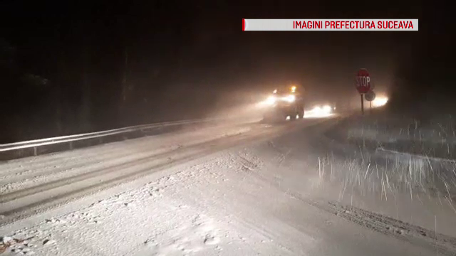 Viscolul și ninsoarea abundentă pun probleme șoferilor. Zonele afectate
