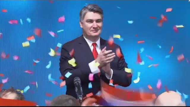 Social-democratul Zoran Milanovici a câștigat alegerile prezidențiale din Croația