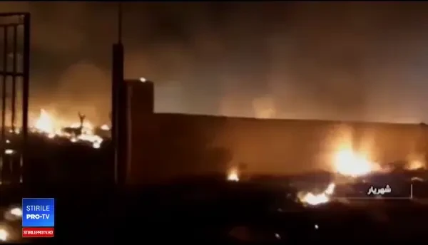 Avion ucrainean prăbușit în Iran. Imaginile filmate înainte de impactul cu solul
