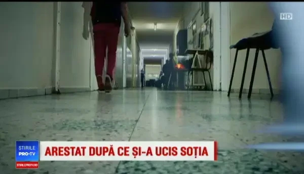 Crima din Spitalul Piatra Neamț. Momentul în care criminalul întră hotărât să își ucidă soția