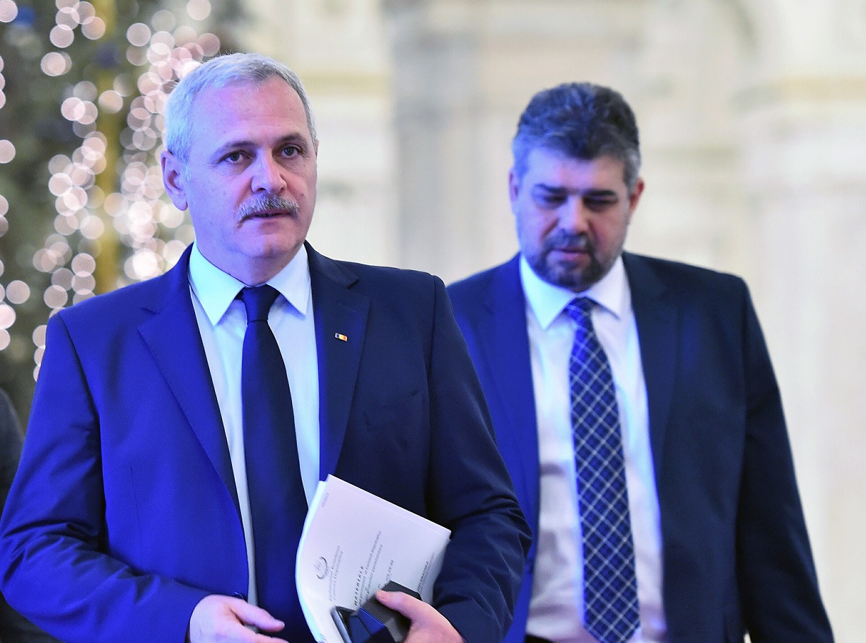 Liviu Dragnea, lăudat de Marcel Ciolacu la conferinţa PSD din Călăraşi