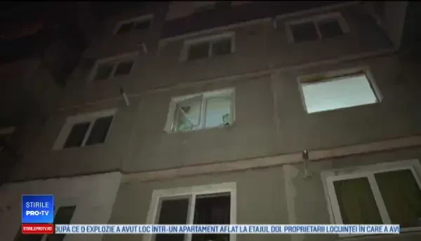 Explozie puternică într-un bloc din Dâmbovița, unde proprietarii „aveau sobă pe furtun”