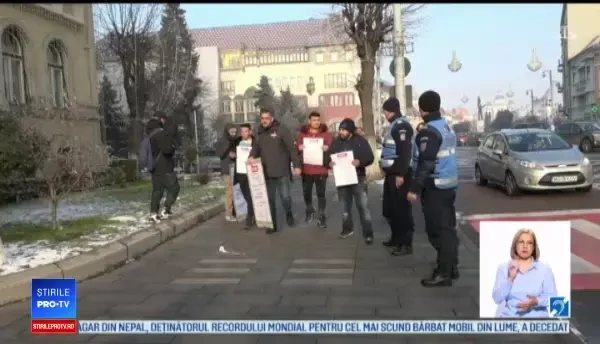 Protest la Târgu Mureș, după declarațiile primarului: "Facem cerere pentru a merge la baie"