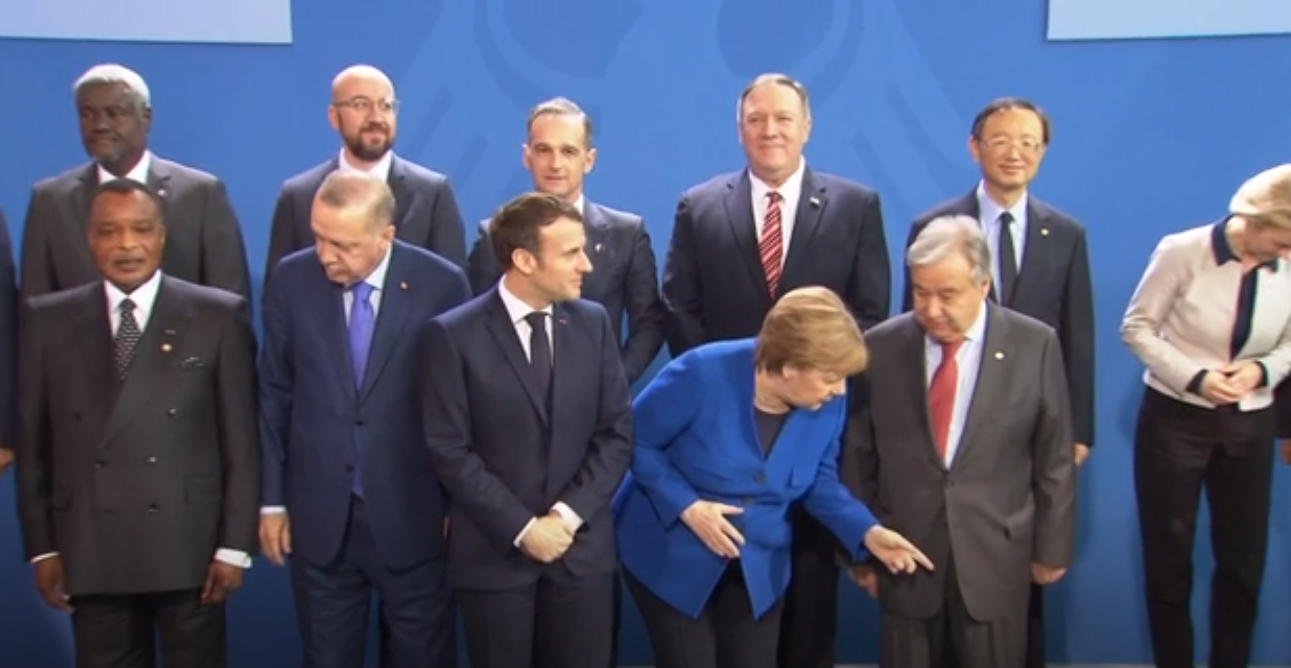 Unde e Putin? Moment amuzant la summitul privind situația din Libia. VIDEO